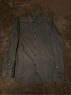 Ben Sherman Black Button-Down Dress Shirt